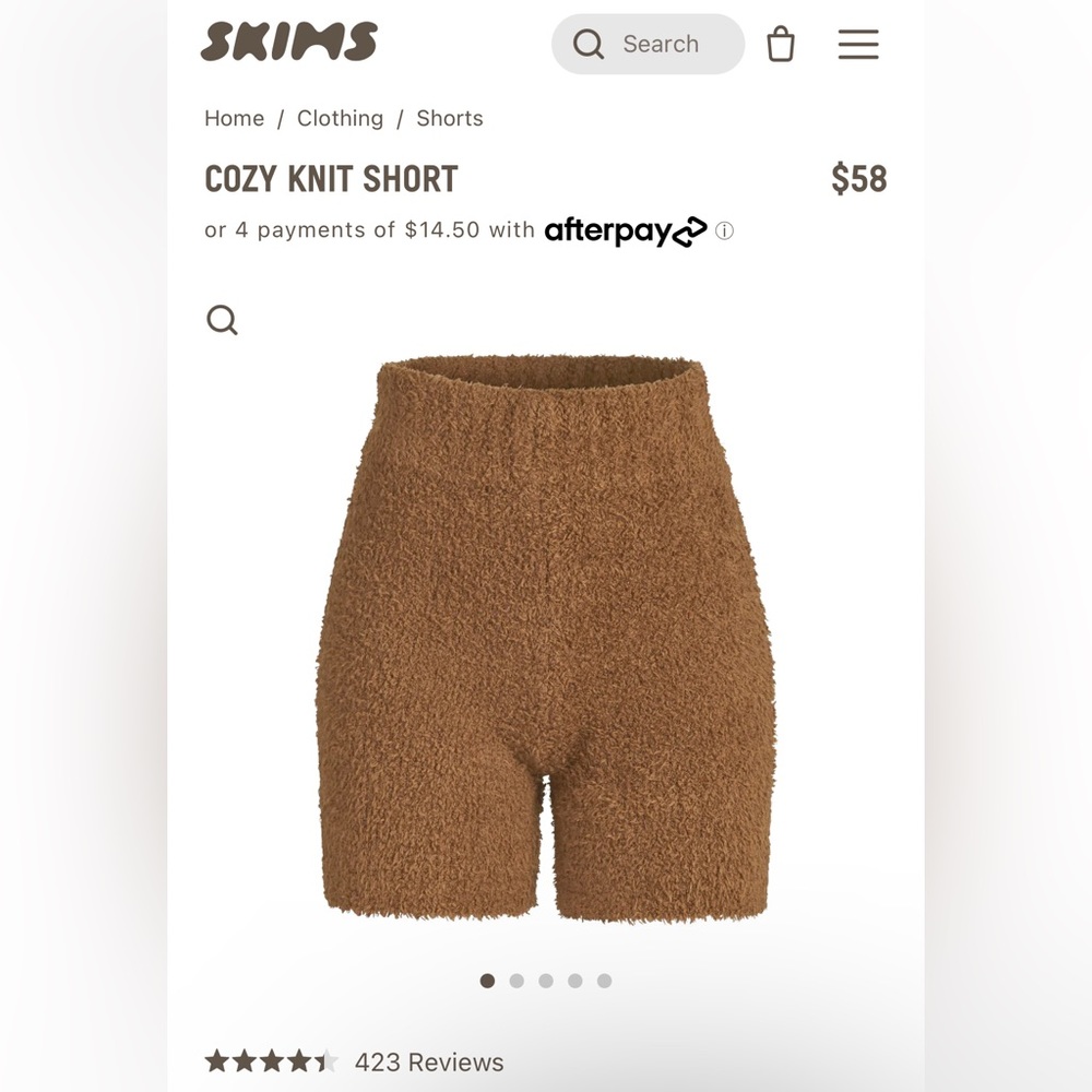 Skims Cozy Knit Boucle Short